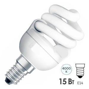 Купить Лампа энергосберегающая Osram Micro Twist 15W/840 E14