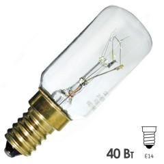 Лампа Philips T25 Appliance 25/86 40W E14 для бытовой техники, кухонной вытяжки прозрачная