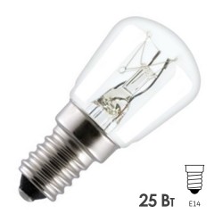 Лампа для холодильников и швейных машин GE 25W FREEZER d28х62 E14 прозрачная