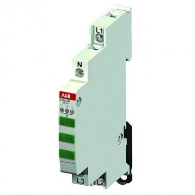 Отзывы Лампа индикации ABB E219-3D 3 светодиода зеленые 415-250В AC переменного тока 0,5 модуля
