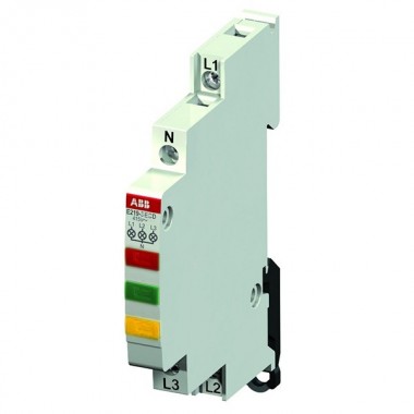 Обзор Лампа индикации ABB E219-3EDC 3 светодиода желтый/зеленый/красный 415-250В AC переменного тока 0,5 м