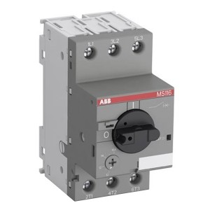 Обзор Автомат ABB MS116-4.0  50 кА с регулируемой тепловой защитой 2.5A - 4.0А