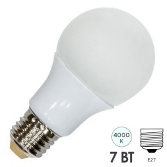 Лампа светодиодная Feron LB-91 A60 7W 4000K 230V E27 белый свет