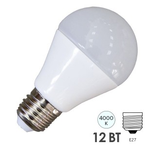 Отзывы Лампа светодиодная Feron LB-93 A60 12W 4000K 230V E27 белый свет