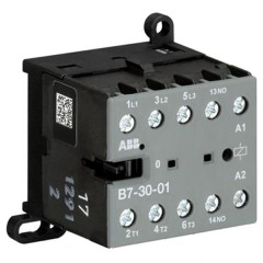 Миниконтактор ABB B7-30-01 12A (400В AC3) 20A (400В AC1) катушка 230В АС
