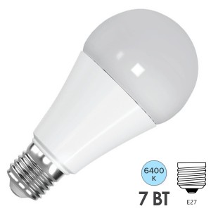 Отзывы Лампа светодиодная FL-LED-A60 7W 6400K 670lm 220V E27 холодный свет