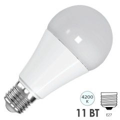 Лампа светодиодная FL-LED-A60 11W 4200К 1060lm 220V E27 белый свет