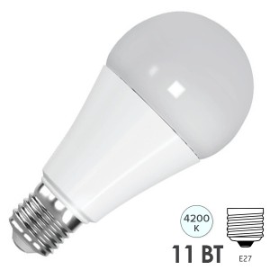 Отзывы Лампа светодиодная FL-LED-A60 11W 4200К 1060lm 220V E27 белый свет