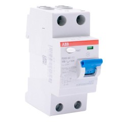 УЗО ABB F202 A-16/0,01 2-х полюсное тип A 16A 10mA 2 модуля