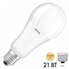 Лампа светодиодная Osram LED CLAS A 150 21W/827 FR DIM E27 2452Lm 220V E27