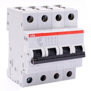 Купить Автоматический выключатель ABB 4-полюсной S204 C80 (автомат)