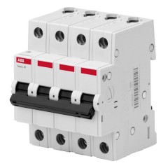 Автоматический выключатель ABB Basic M 4P 10A C 4,5кА, BMS414C10 (автомат)