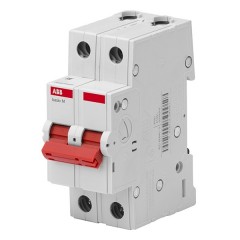 Выключатель нагрузки ABB Basic M 2P 16A (рубильник модульный) BMD51216