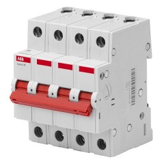 Выключатель нагрузки ABB Basic M 4P 16A (рубильник модульный) BMD51416