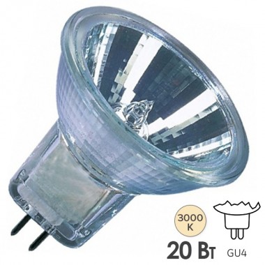 Купить Лампа галогенная Osram DECOSTAR 44890 SP MR11 20W 3000K 12V GU4 10° L40x35,3mm