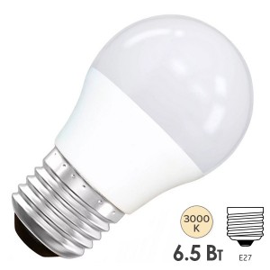 Лампа светодиодная шарик RADIUM RL-P 6.5W (60W) 830 230V E27 550Lm