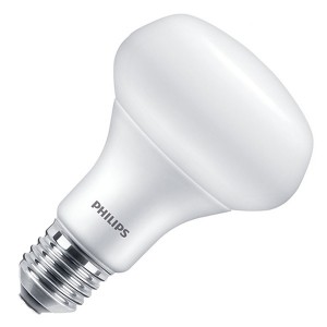 Отзывы Светодиодная лампа Philips LED R80 ESS 10W (80W) 230V 2700K E27 880lm L115x80mm (матов./тёплый)