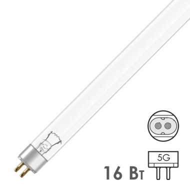 Купить Лампа бактерицидная Osram HNS G16 T5 16W G5 L287mm специальная безозоновая
