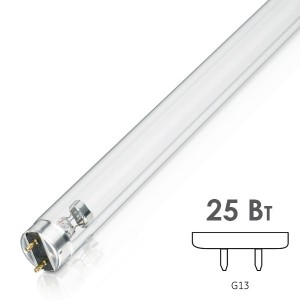Купить Лампа бактерицидная Philips TUV G25 T8 25W G13 L438mm специальная безозоновая