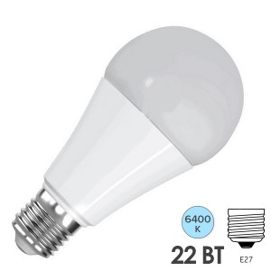 Купить Лампа светодиодная FL-LED-A65 22W 6400К 2020lm 220V E27 холодный свет