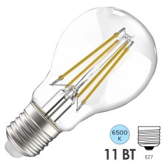 Лампа LED A60 шар прозрачный 11Вт 230В 6500К E27 серия 360° IEK 615548