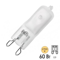 Лампа галогенная HCS FR 60W 220V G9 матовая