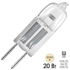 Лампы галогенная капсульная Osram HALOSTAR 64435 UV-ST 20W 24V G4 4050300335513