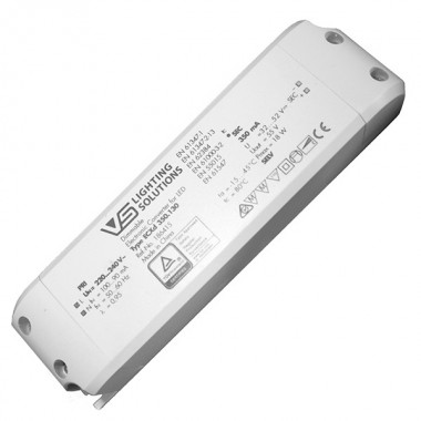 Отзывы LED драйвер VS ECXd 350.130 DIM 18W 220-240/26-52V 94–86mA L153x41x32mm