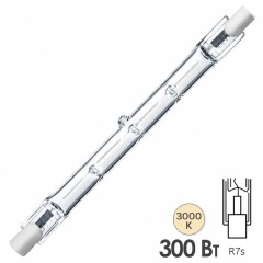Лампа галогенная линейная HL117 300W R7s 220V 114.2mm