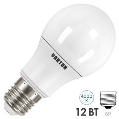 Лампа светодиодная низковольтная Varton 12W 4000К 127V AC Е27 1000lm 60х125mm
