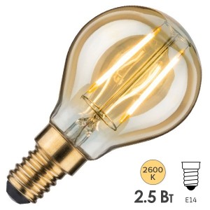 Купить Лампа филаментная светодиодная Paulmann LED Vintage 2,5W 2600K E14
