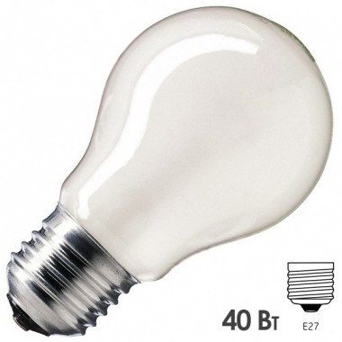 Купить Лампа накаливания Osram CLASSIC A FR 40W E27 матовая