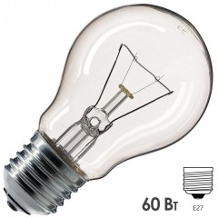 Лампа накаливания Osram CLASSIC A CL 60W E27 прозрачная