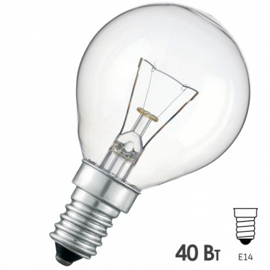 Отзывы Лампа накаливания шарик Osram CLASSIC P CL 40W E14 прозрачная