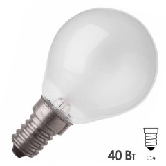Лампа для духовых шкафов Osram OVEN 40W FR 300°С d45 E14 шарик матовый