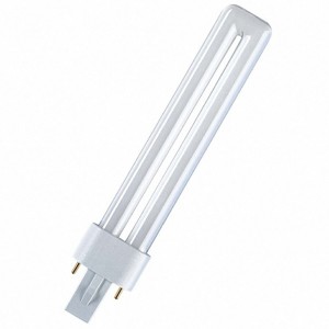 Обзор Лампа Osram Dulux S 9W/41-827 G23 теплая