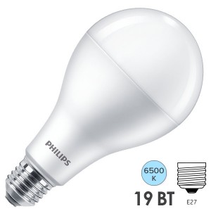 Лампа светодиодная Philips LEDBulb A80 19W (160W) 6500K 220V E27 2300lm