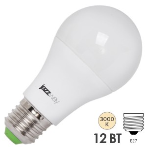 Купить Лампа светодиодная PLED- DIM A60 12w 3000K 1060 Lm E27 230/50 Jazzway