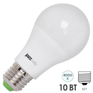 Обзор Лампа светодиодная PLED- DIM A60 10w 4000K 820 Lm E27 230/50 Jazzway