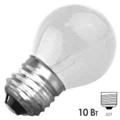 Лампа FOTON DECOR P45 CL 10W E27 CLEAR 230V ПРОЗРАЧНАЯ