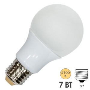 Купить Лампа светодиодная Feron LB-91 A60 7W 2700K 230V E27 теплый свет