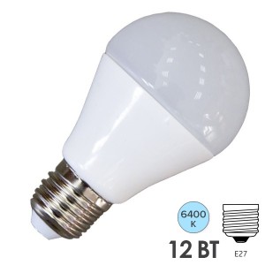 Лампа светодиодная Feron LB-93 A60 12W 6400K 230V E27 холодный свет