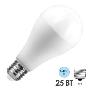 Лампа светодиодная Feron LB-100 A65 25W 6400K 230V E27 холодный свет