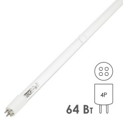 Лампа бактерицидная Philips TUV 64W T5 HO 4P-SE 145W L1553,6mm специальная безозоновая