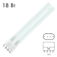 Лампа бактерицидная Philips TUV PL-L 18W/4P 2G11 L214mm специальная безозоновая