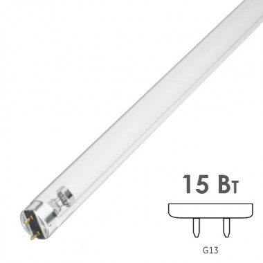 Купить Лампа бактерицидная LightBest LBC 15W T8 G13 L438mm специальная безозоновая