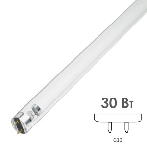 Лампа бактерицидная LightBest LBC 30W T8 G13 895mm специальная безозоновая