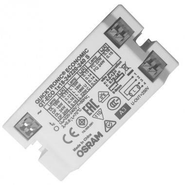 Купить ЭПРА Osram QT-ECO 1x18-24 S для компактных люминесцентных ламп