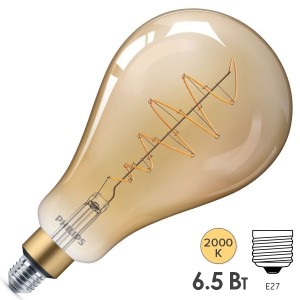 Лампа светодиодная Philips LED Classic-giant 6.5W (40W) E27 A160 GOLD DIM 470Lm (871869680349300)