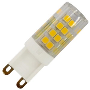 Обзор Лампа светодиодная ЭРА LED JCD-3,5W-CER-840-G9 белый свет 585308